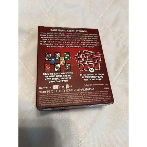 New Uno No Mercy Mattel Games playing Cards - Picture 2 of 2